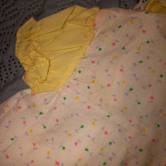 Vintage 1980s Catton Candy baby dress 0to6 month - Picture 3 of 9